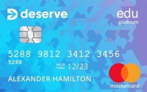 Deserve EDU Master credit Card