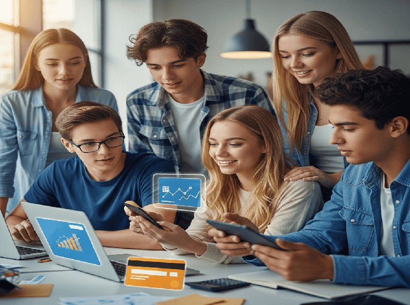 US teens Make money with Credit Cards