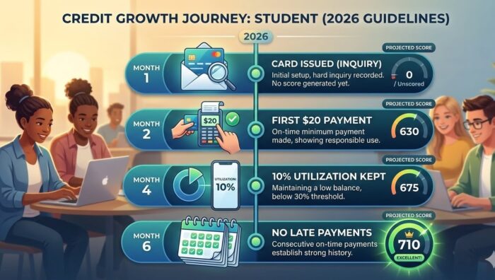 Credit Growth Journey Student Credit Card