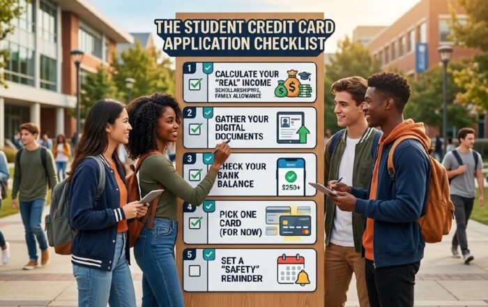 Student Credit Card Application Check List