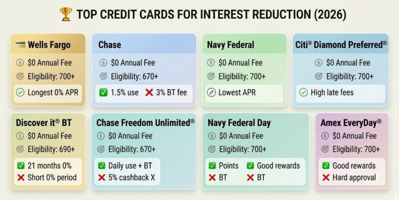 Top Credit Card for Interest Reduction