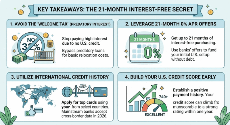 Stop Paying Interest: How New U.S. Immigrants Save $2,000